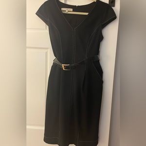 Staple Black Dress…adorable style with black belt